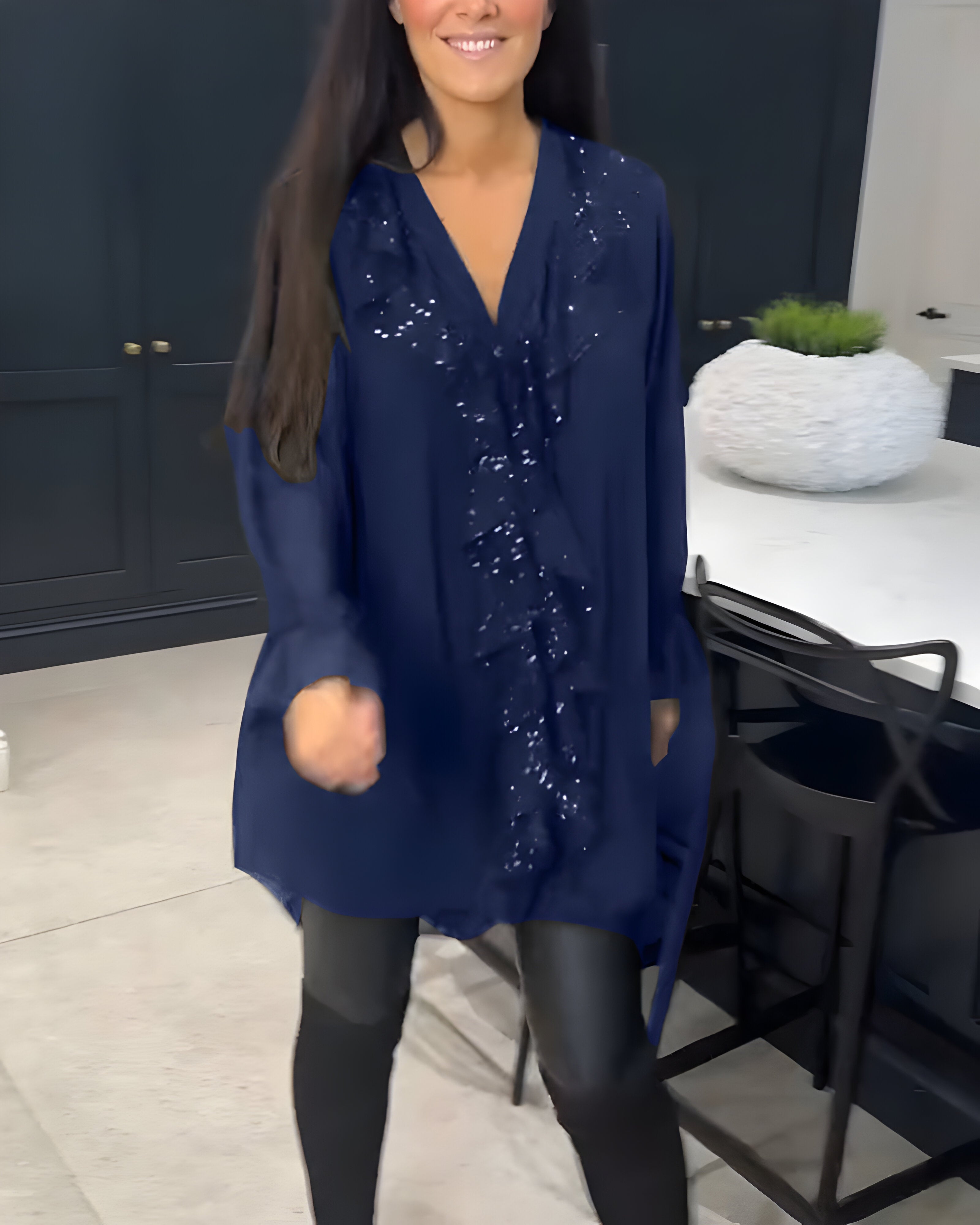 Skylar™ | Elegancka Bluzka z Falbanami