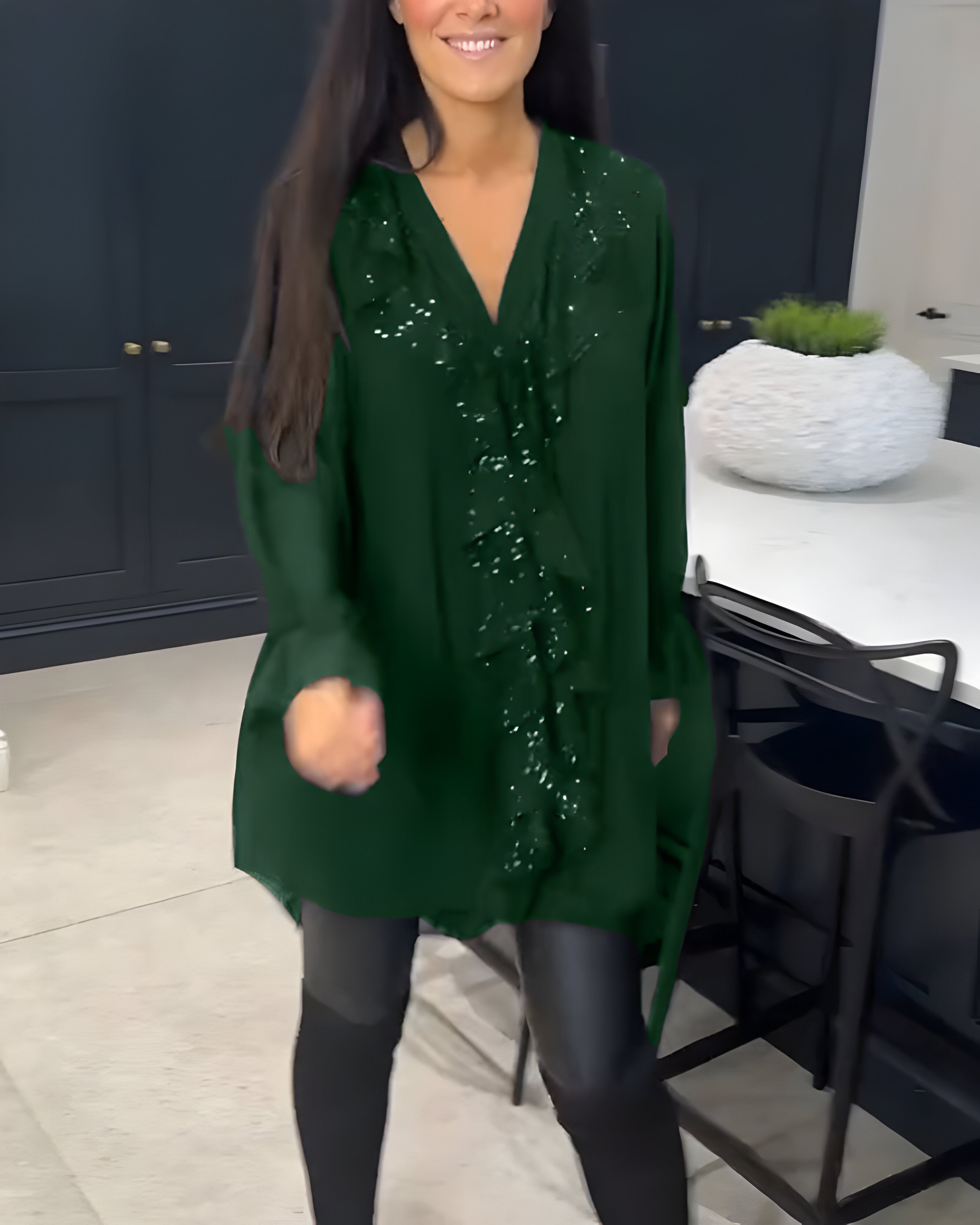 Skylar™ | Elegancka Bluzka z Falbanami