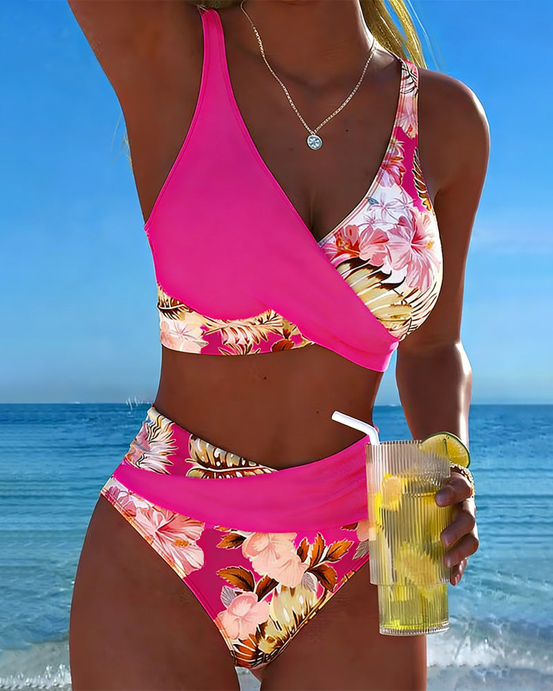 Jolina | Kwiatowy Kontrastowy Bikini