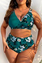 Nela™ | Plus Size Elastyczny Bikini z Kontrolą Brzucha