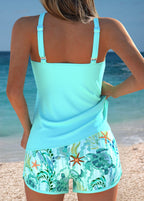 Barbara | Elegancki tankini w morski wzór