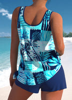 Helena | Stylowy zestaw tankini w kwiaty dla kobiet