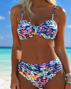 Audrey | Bikini z abstrakcyjnym wzorem