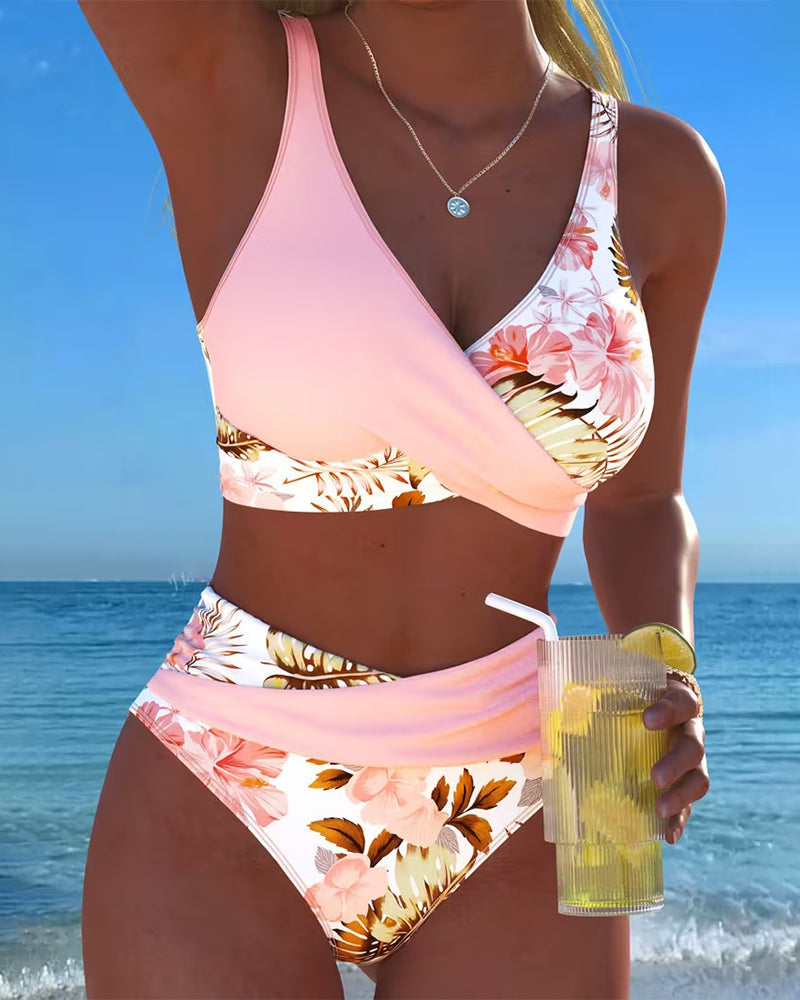 Jolina | Kwiatowy Kontrastowy Bikini