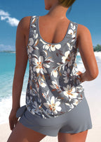 Helena | Stylowy zestaw tankini w kwiaty dla kobiet