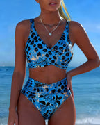 Lisa | Bikini Casual Style Wzór w Lwa