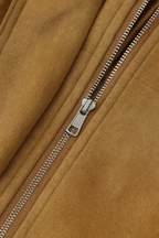 Wiktoria | Elegancka Brązowa Kurtka Bomber z Uniwersalnym Designem