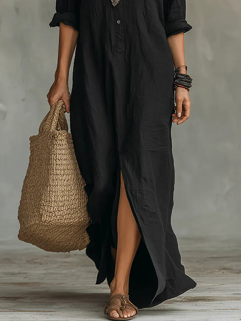 WILLOW | Bezwysiłkowa Maxi Sukienka z Flattering Sylwetką na Każdy Dzień