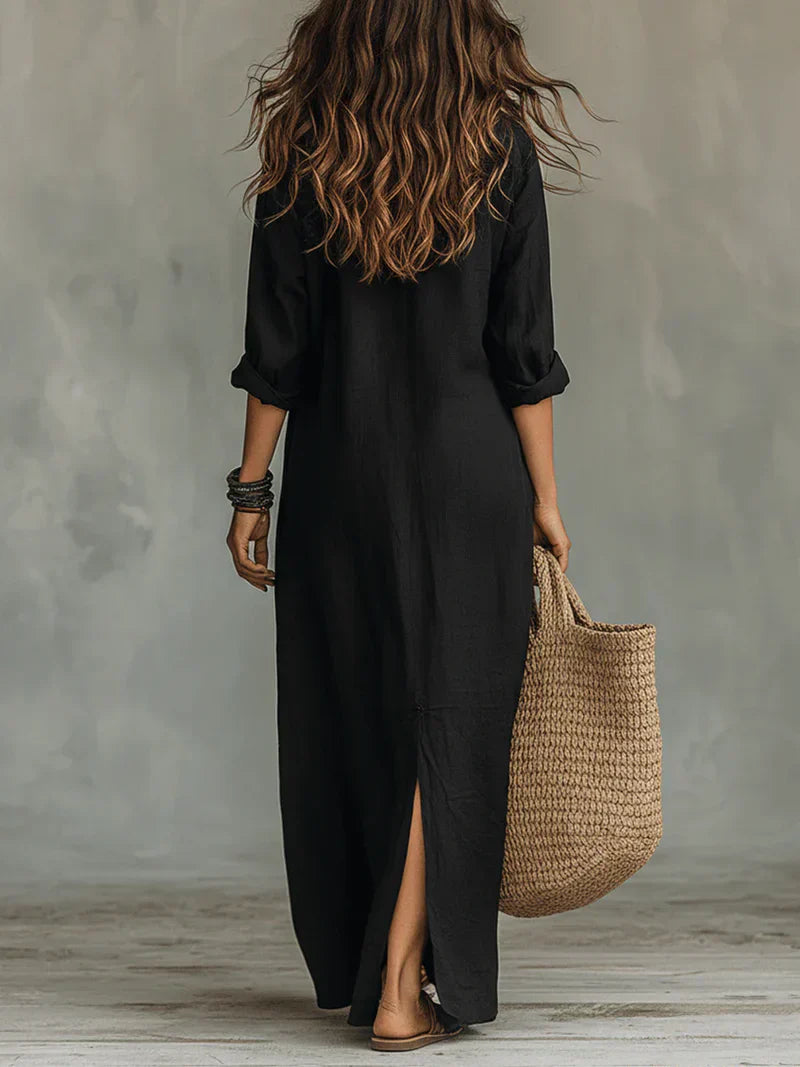 WILLOW | Bezwysiłkowa Maxi Sukienka z Flattering Sylwetką na Każdy Dzień