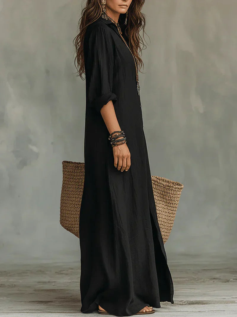 WILLOW | Bezwysiłkowa Maxi Sukienka z Flattering Sylwetką na Każdy Dzień
