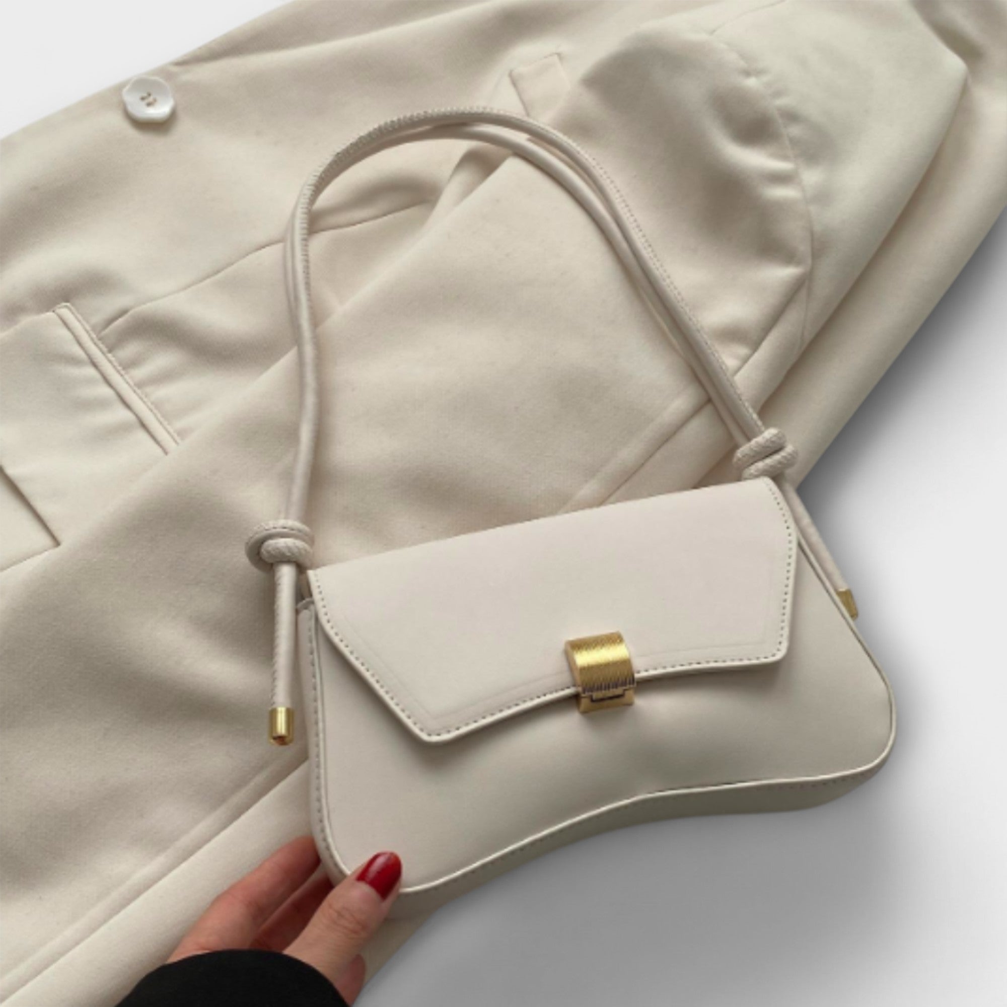 Cécile | Elegancka Mini Torebka na Ramię o Smukłym Designie