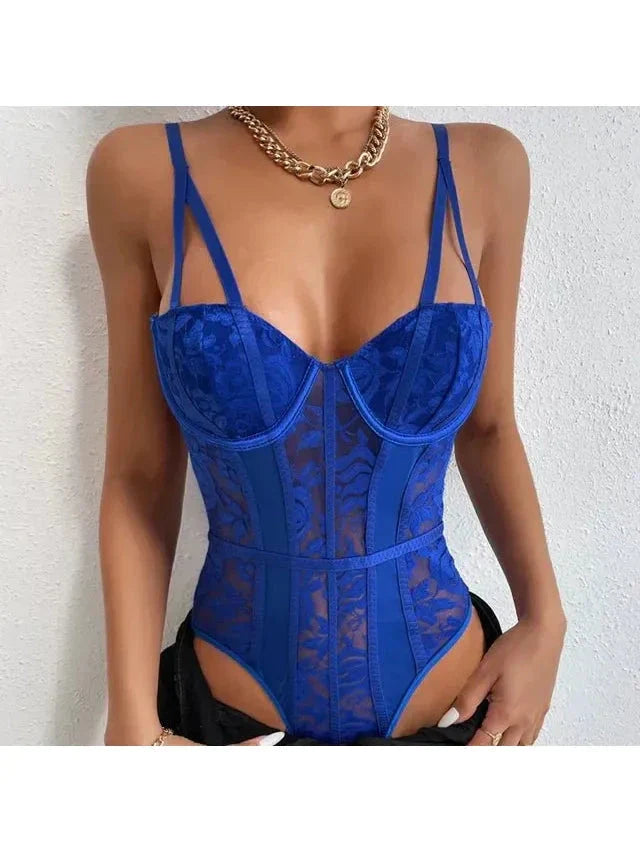 Celine | Haftowany Body Korsetowe