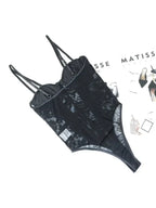 Celine | Haftowany Body Korsetowe