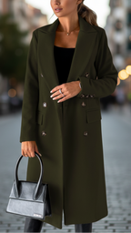 Elena | Klasyczny Płaszcz Dopasowany