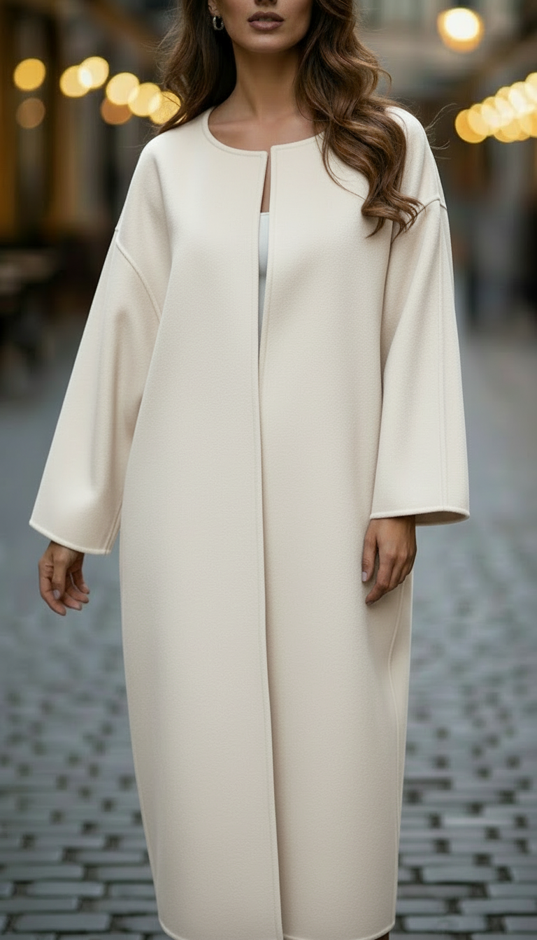 Elena | Oversized Długi Płaszcz