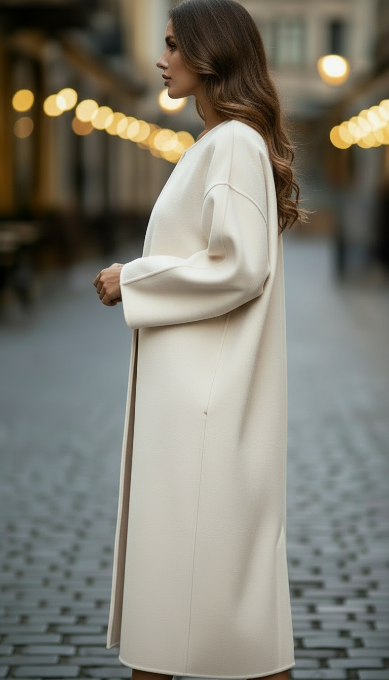 Elena | Oversized Długi Płaszcz