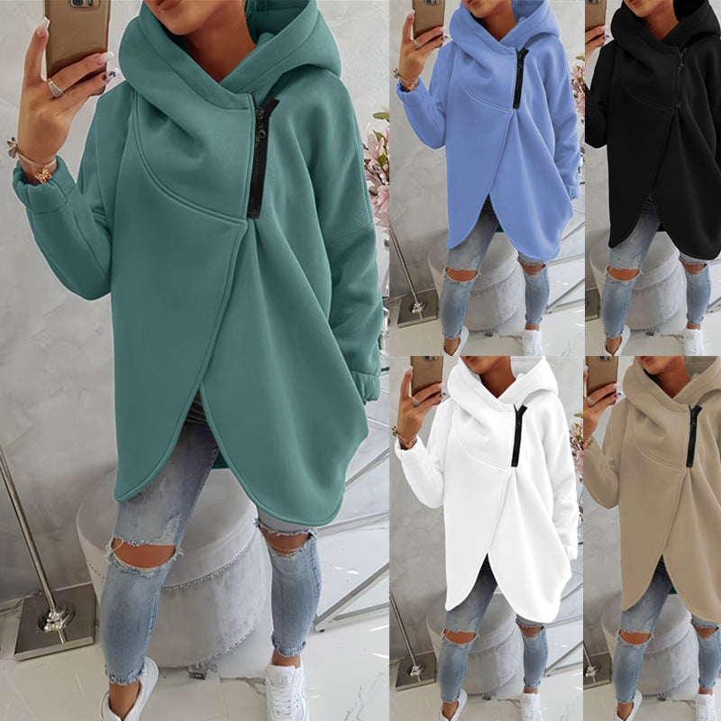 Asymetryczna Bluza z Kapturem – Jesienny Must-Have