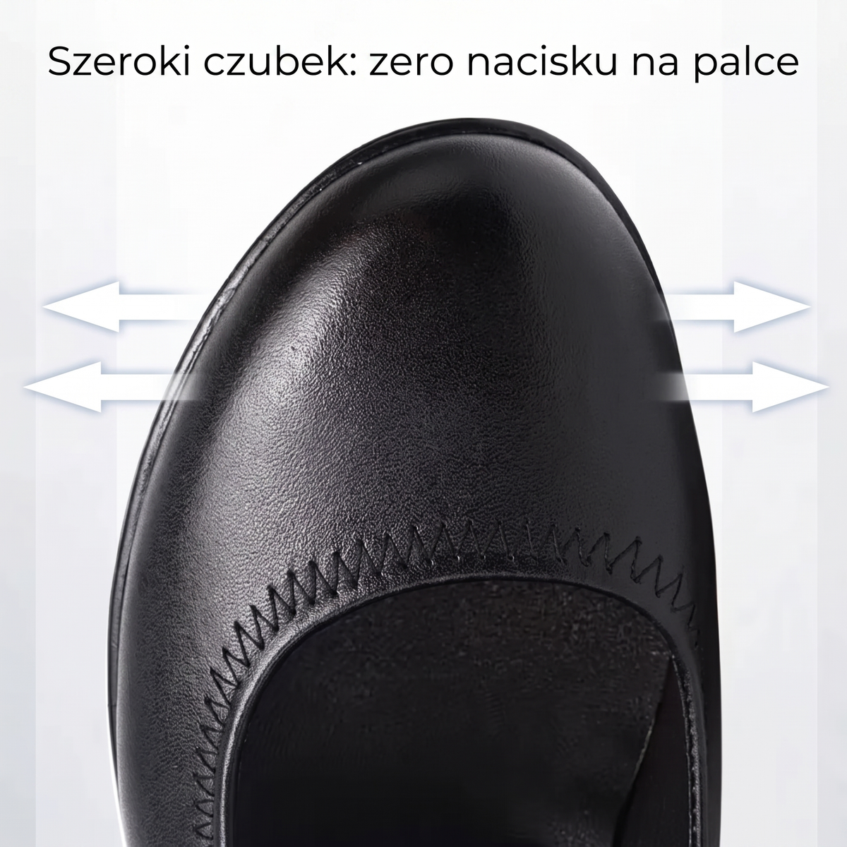 Miękkie Skórzane Półbuty Ortopedyczne z Amortyzacją