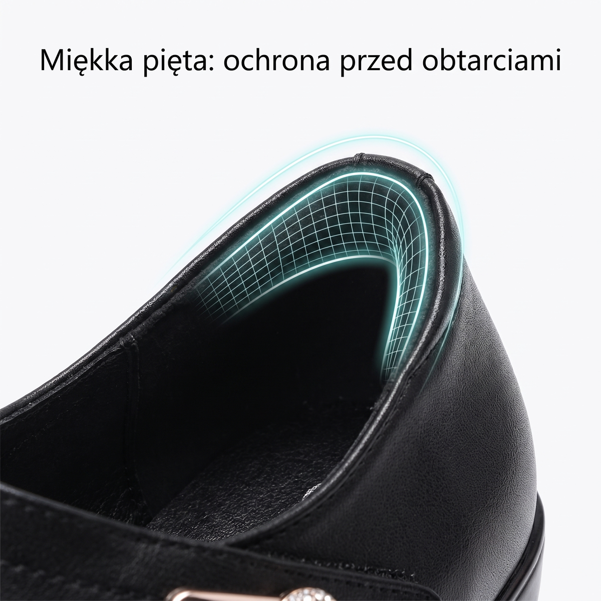 Miękkie Skórzane Półbuty Ortopedyczne z Amortyzacją
