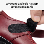 Miękkie Skórzane Półbuty Ortopedyczne z Amortyzacją