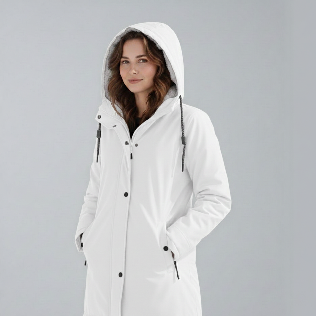 Imogen | Przytulna kurtka parka z podszewką sherpa na zimowe przygody