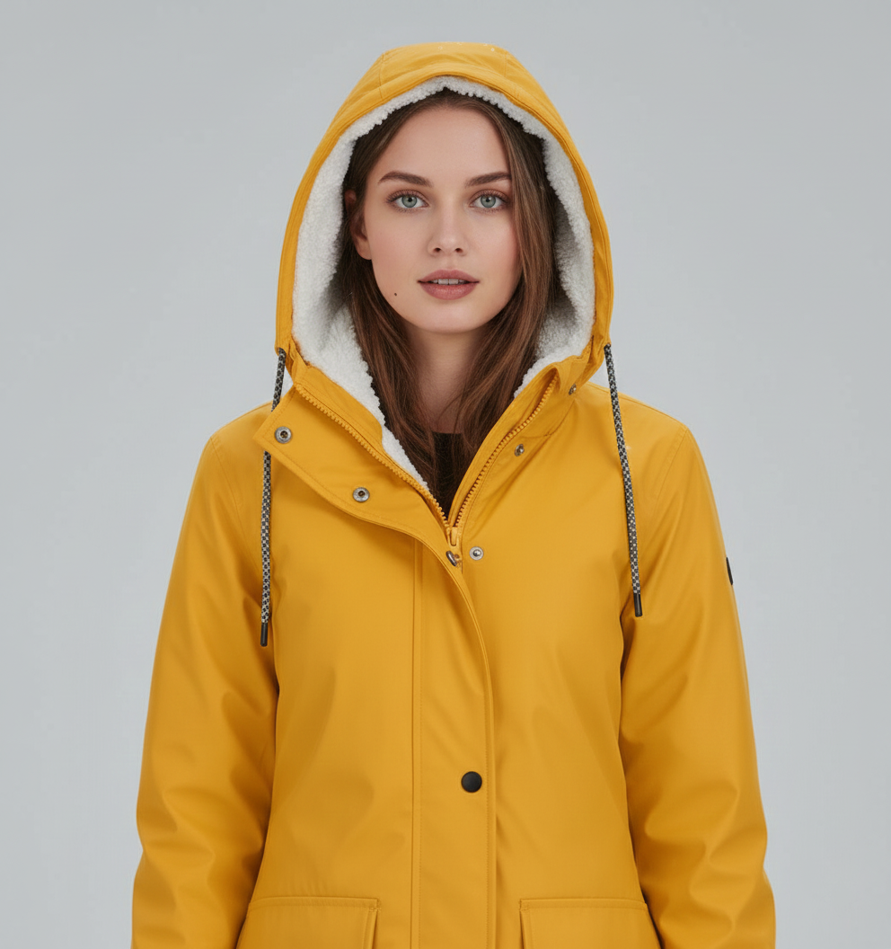 Imogen | Przytulna kurtka parka z podszewką sherpa na zimowe przygody