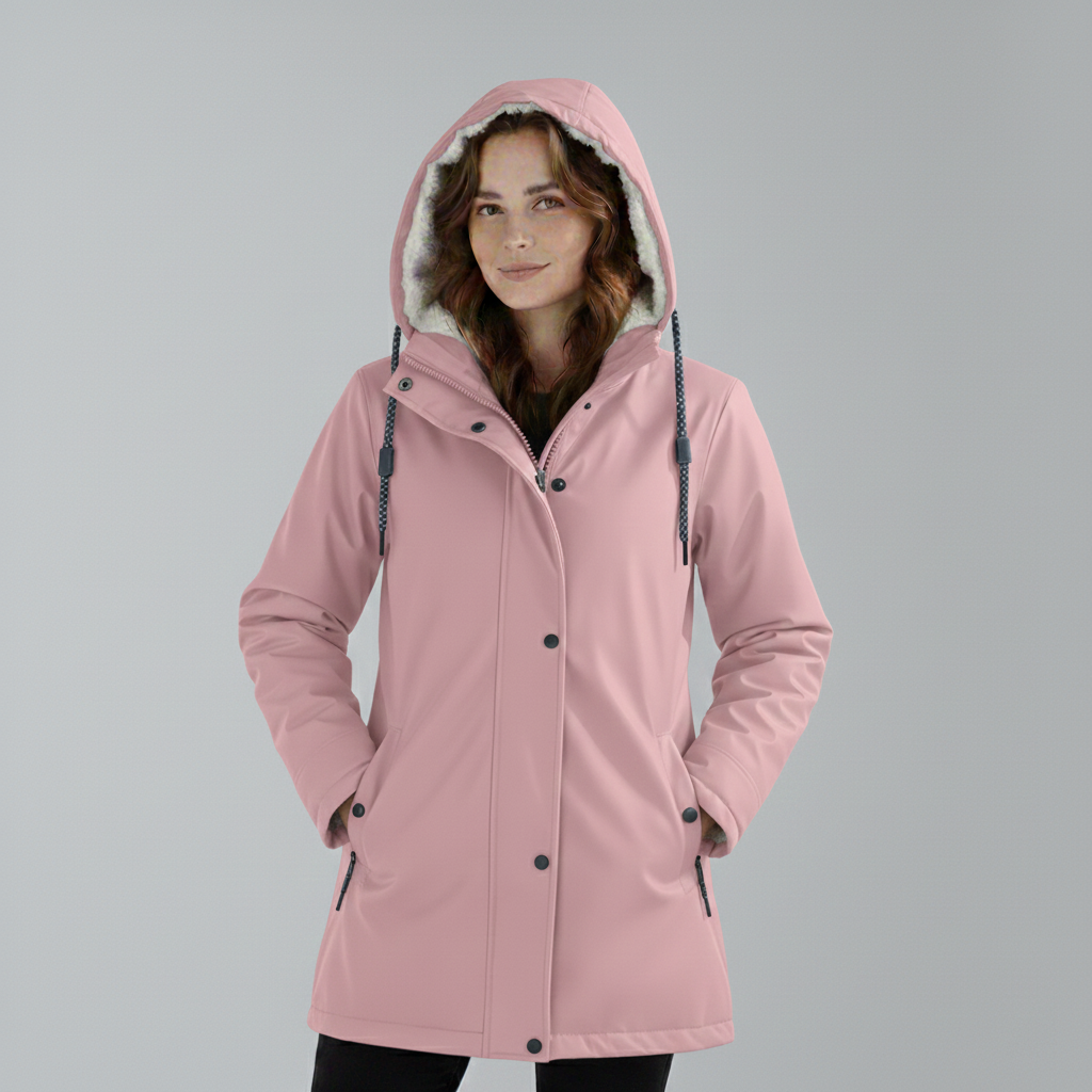 Imogen | Przytulna kurtka parka z podszewką sherpa na zimowe przygody