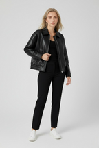 Isabella | Casual Vintage Coffee Jacket with Trendy Appeal