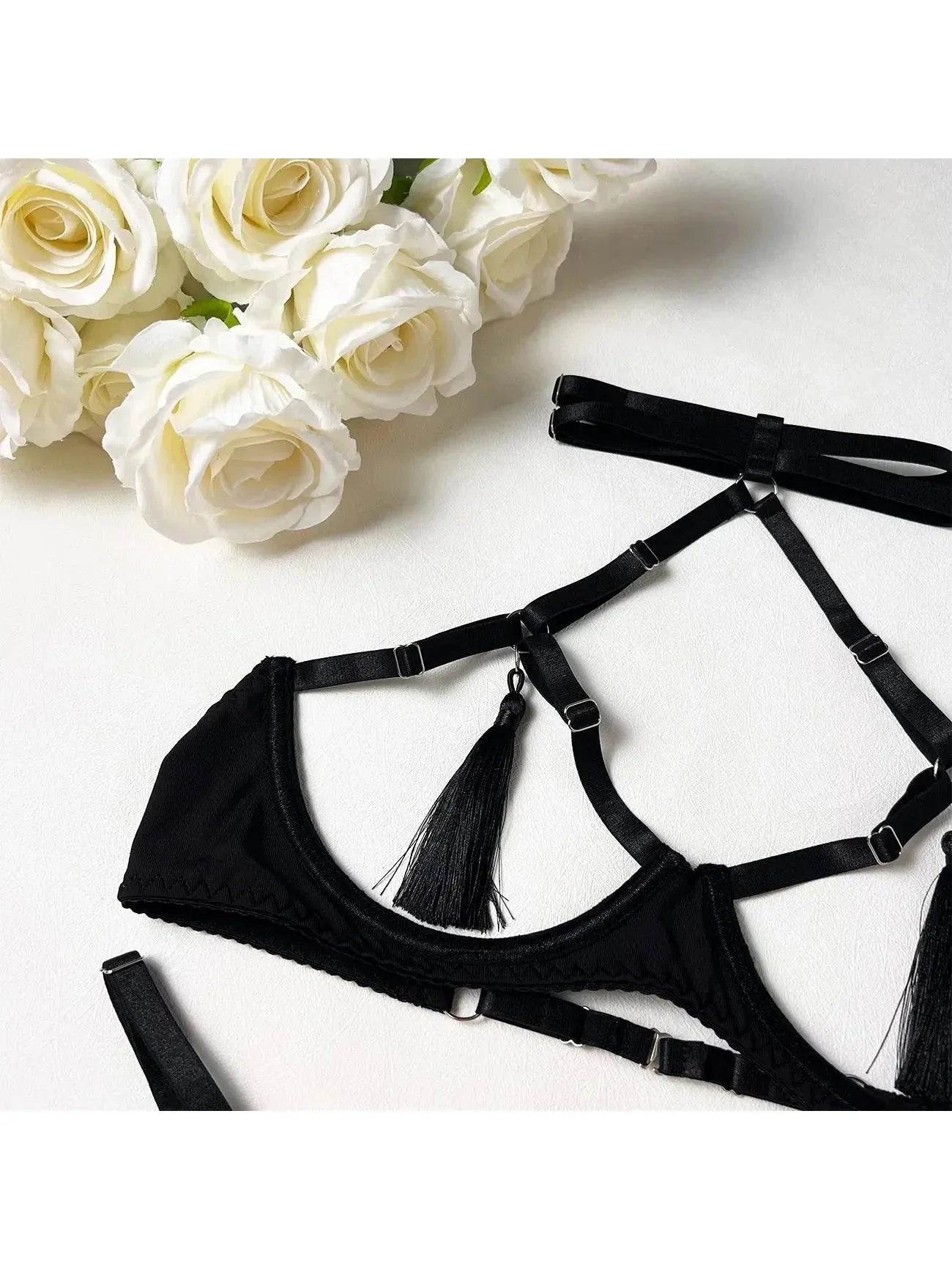 Layla | Zestaw Lingerie z Frędzlami