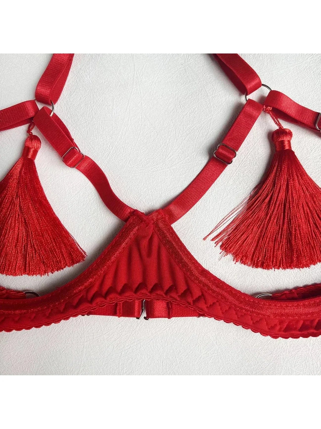 Layla | Zestaw Lingerie z Frędzlami