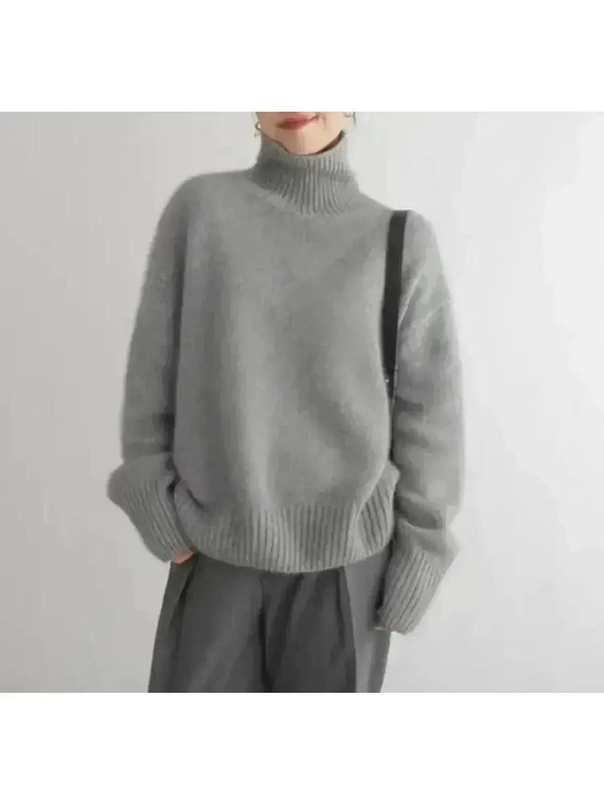 Lena - Sweter z golfem