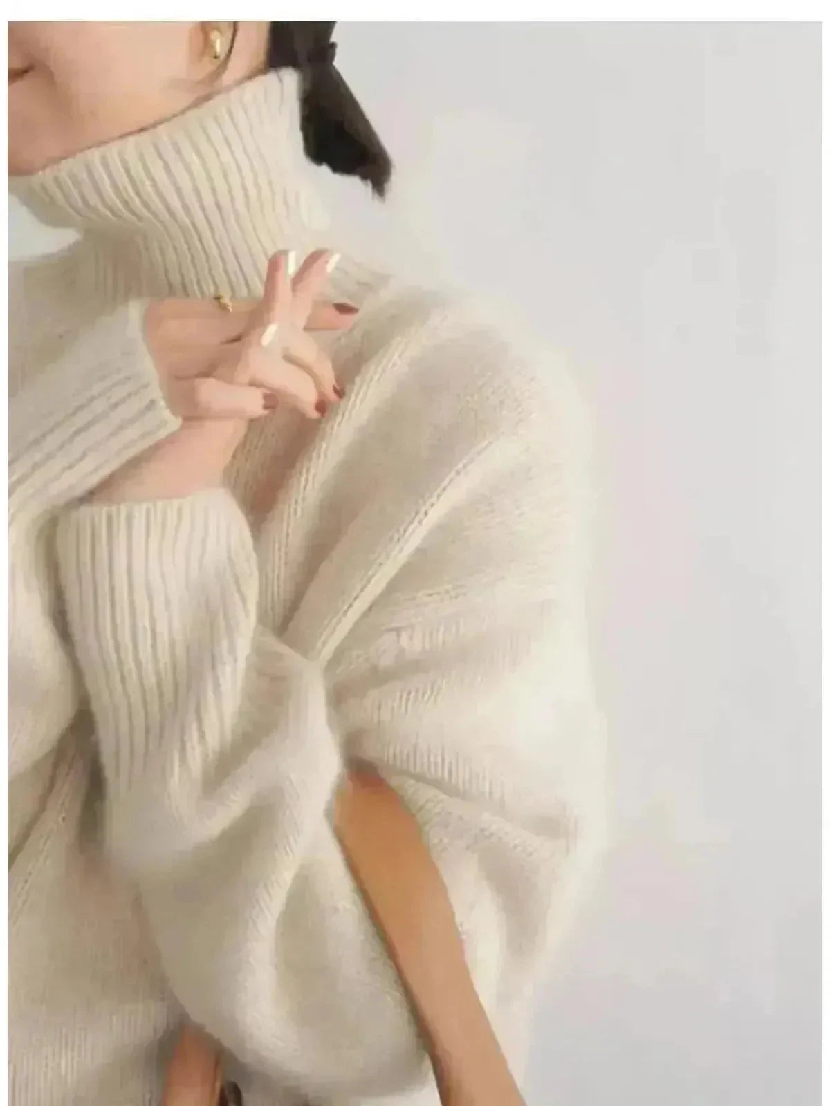Lena - Sweter z golfem