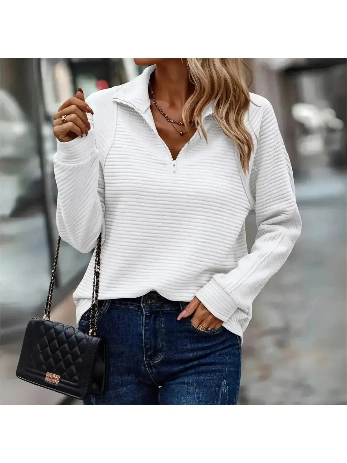 Dylisa - Elegancki Sweter na Zamek