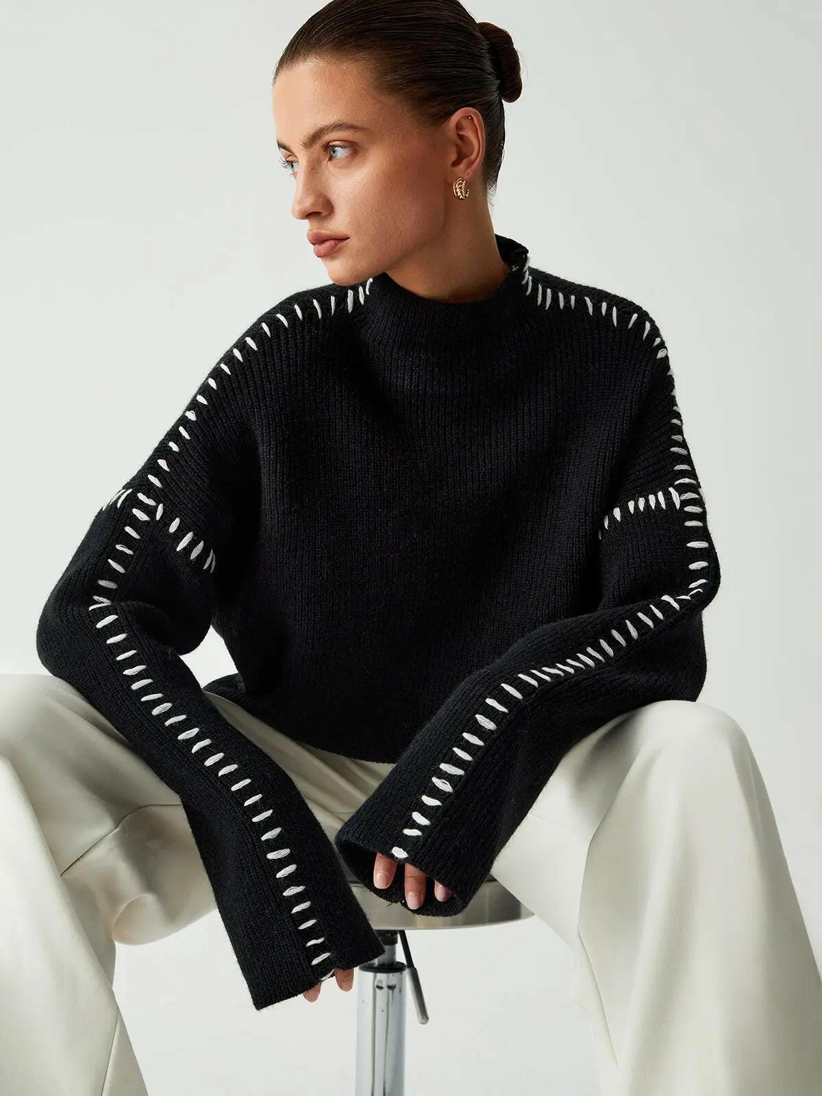 Riley - Sweter Dzianinowy