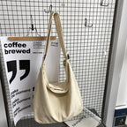 Noa | Minimalistyczna Beżowa Torba Na Ramię z Przesadnym Designem