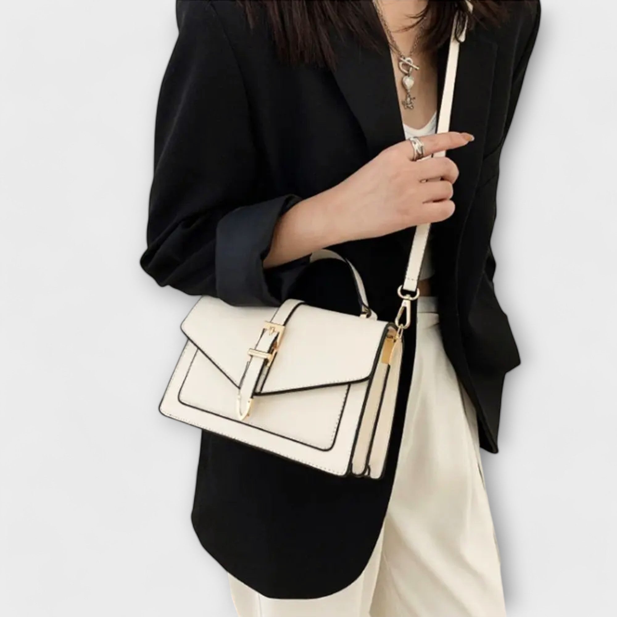 Olivia | Elegancka Mini Torebka z Ponadczasowym Zapięciem
