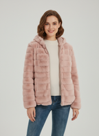 Poppy | Przytulna Pluszowa Kurtka Teddy z Zapięciem na Zamek
