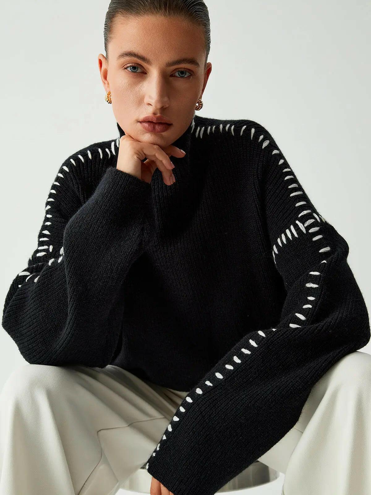 Riley - Sweter Dzianinowy
