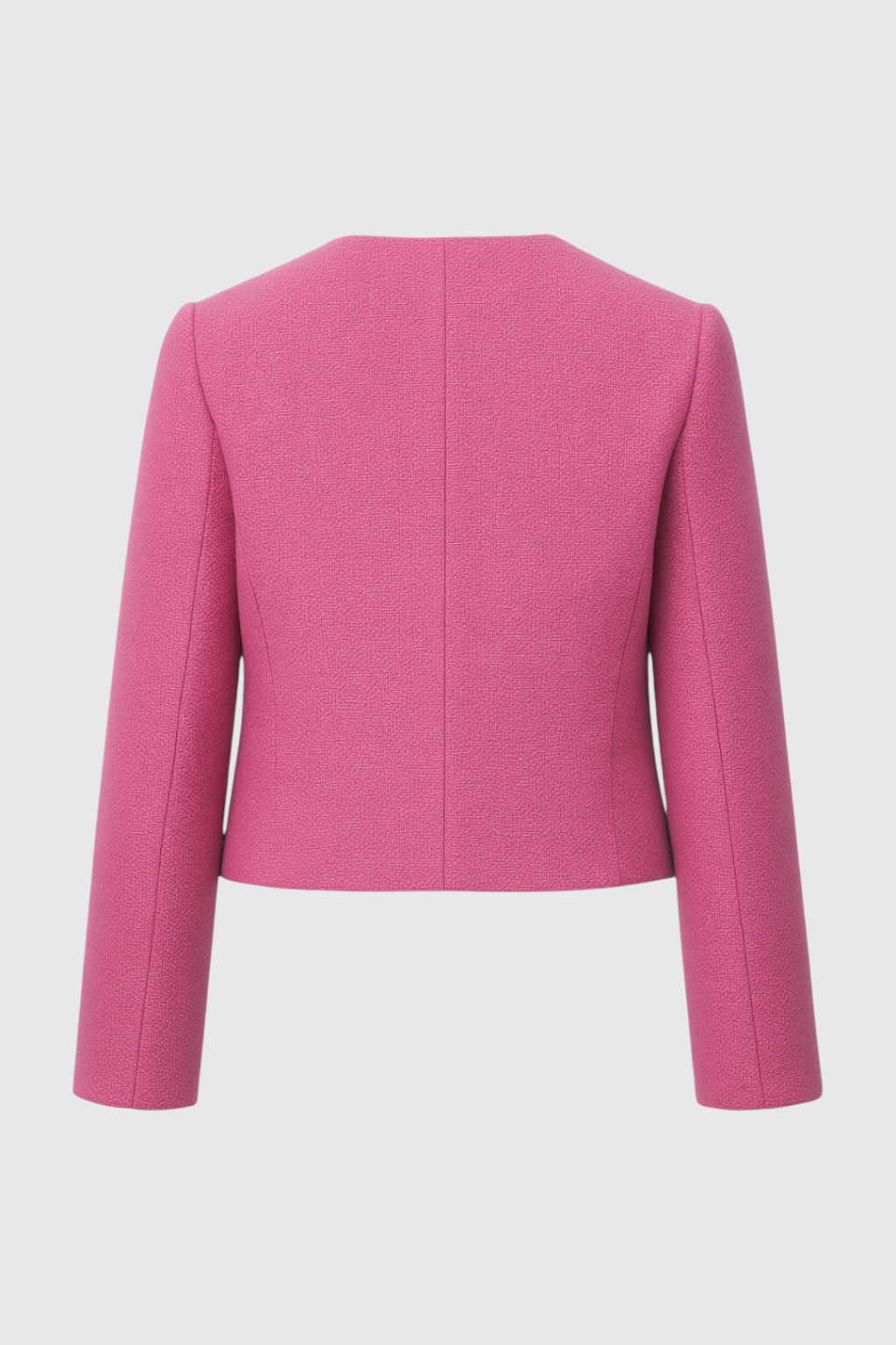 Serena | Elegancka Krótka Kurtka w Różowo-Czerwonym Kolorze o Wszechstronnym Stylu