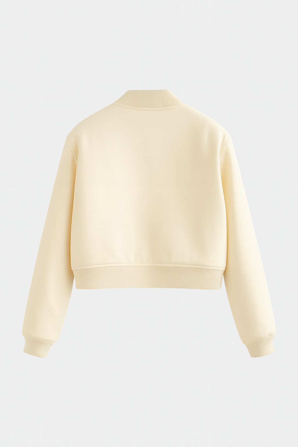 Serena | Elegancka Biała Kurtka Bomber z Ponadczasowym Designem