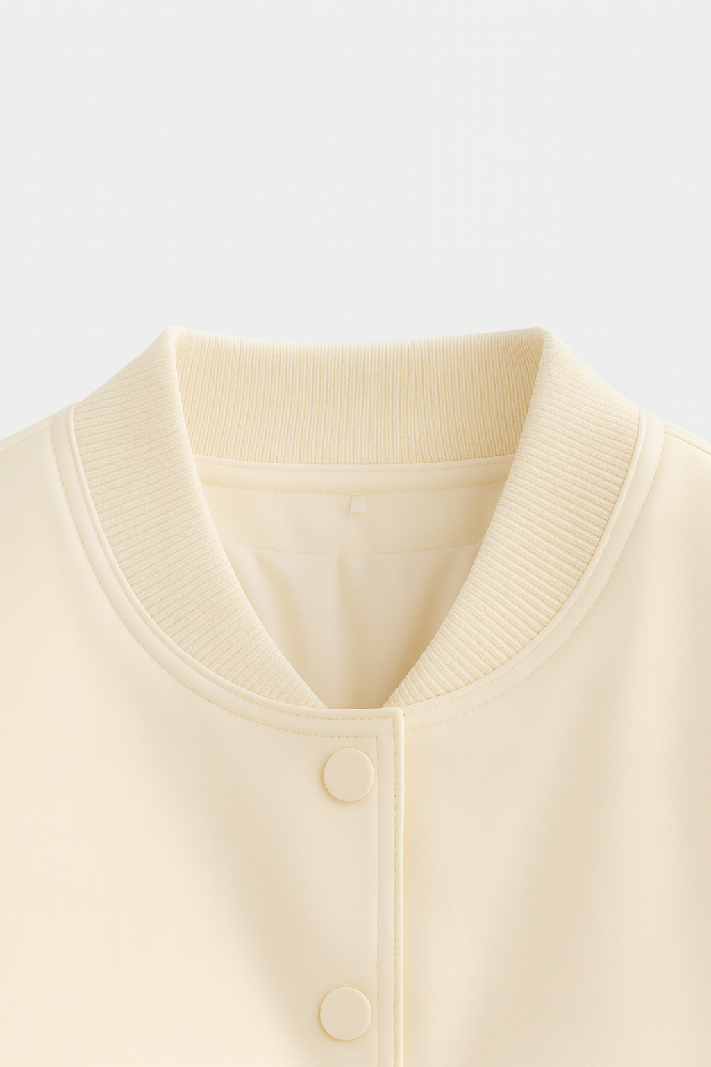 Serena | Elegancka Biała Kurtka Bomber z Ponadczasowym Designem