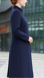 Sophia | Płaszcz Maxi z Guzikami