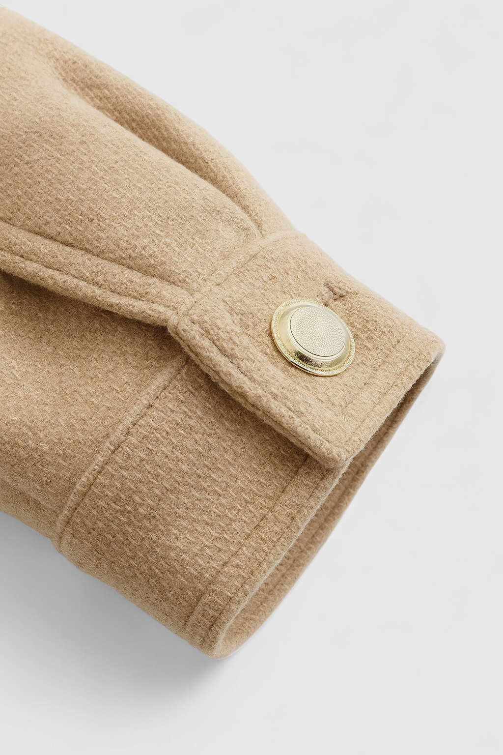 Victoria | Elegancka Khaki Kurtka Przeciwdeszczowa Damska z Kołnierzem