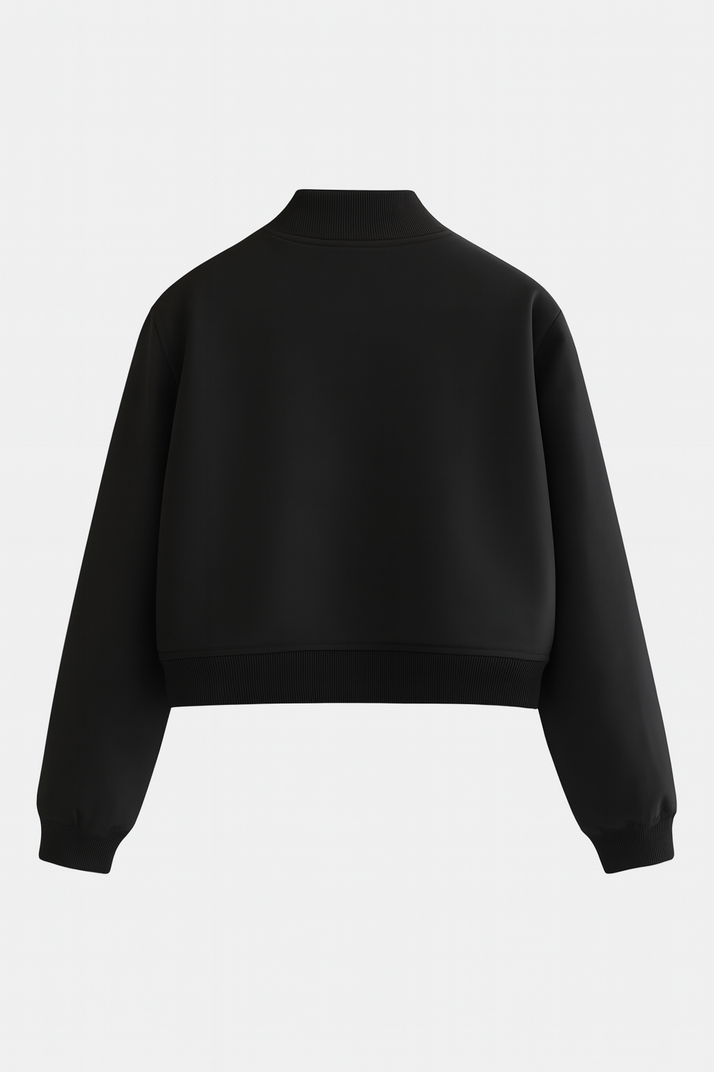 Victoria | Elegancka Czarna Kurtka Bomber z Ponadczasowym Designem - Lumina