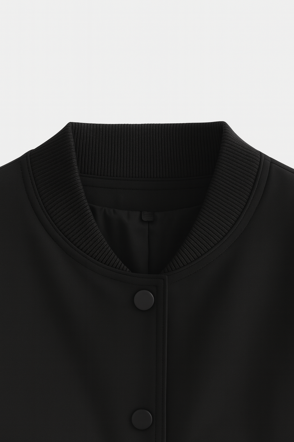 Victoria | Elegancka Czarna Kurtka Bomber z Ponadczasowym Designem - Lumina