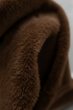 Victoria | Elegancki Brązowy Sweter z Golfem o Slim Fit