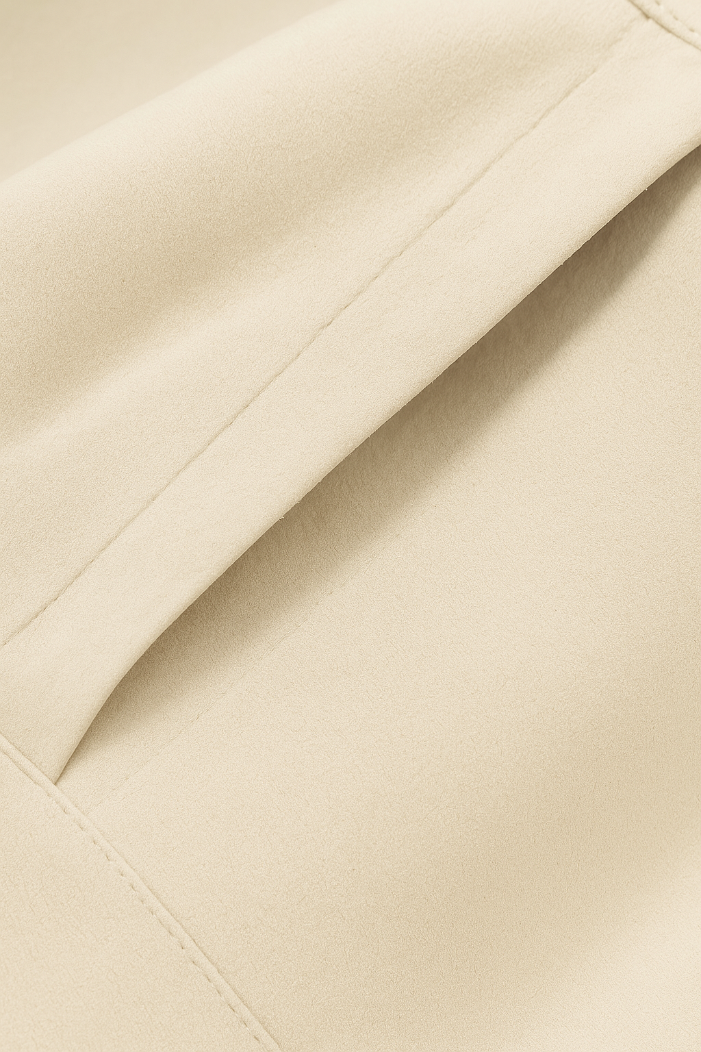 Victoria | Elegancka Krótka Kurtka Khaki z O-Neck i Długimi Rękawami