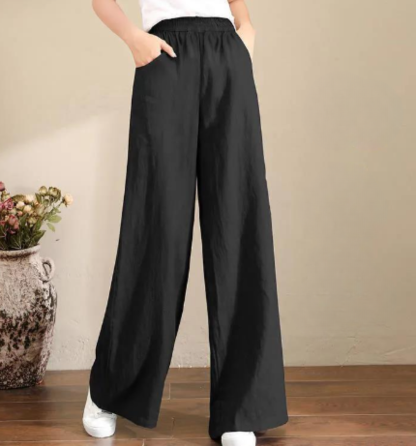 Victoria | Eleganckie Luźne Spodnie o Stylowym Designie