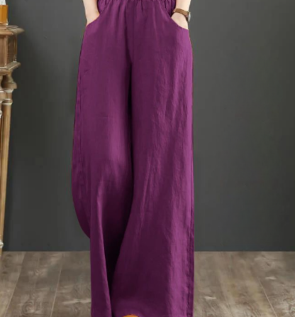 Victoria | Eleganckie Luźne Spodnie o Stylowym Designie
