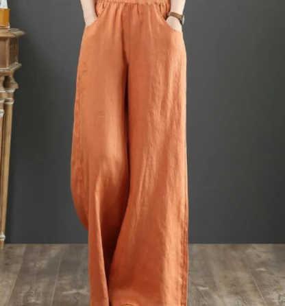 Victoria | Eleganckie Luźne Spodnie o Stylowym Designie